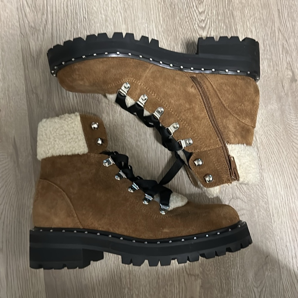 Steve Madden Brown Boots Women Size 7 - Picture 5 of 6